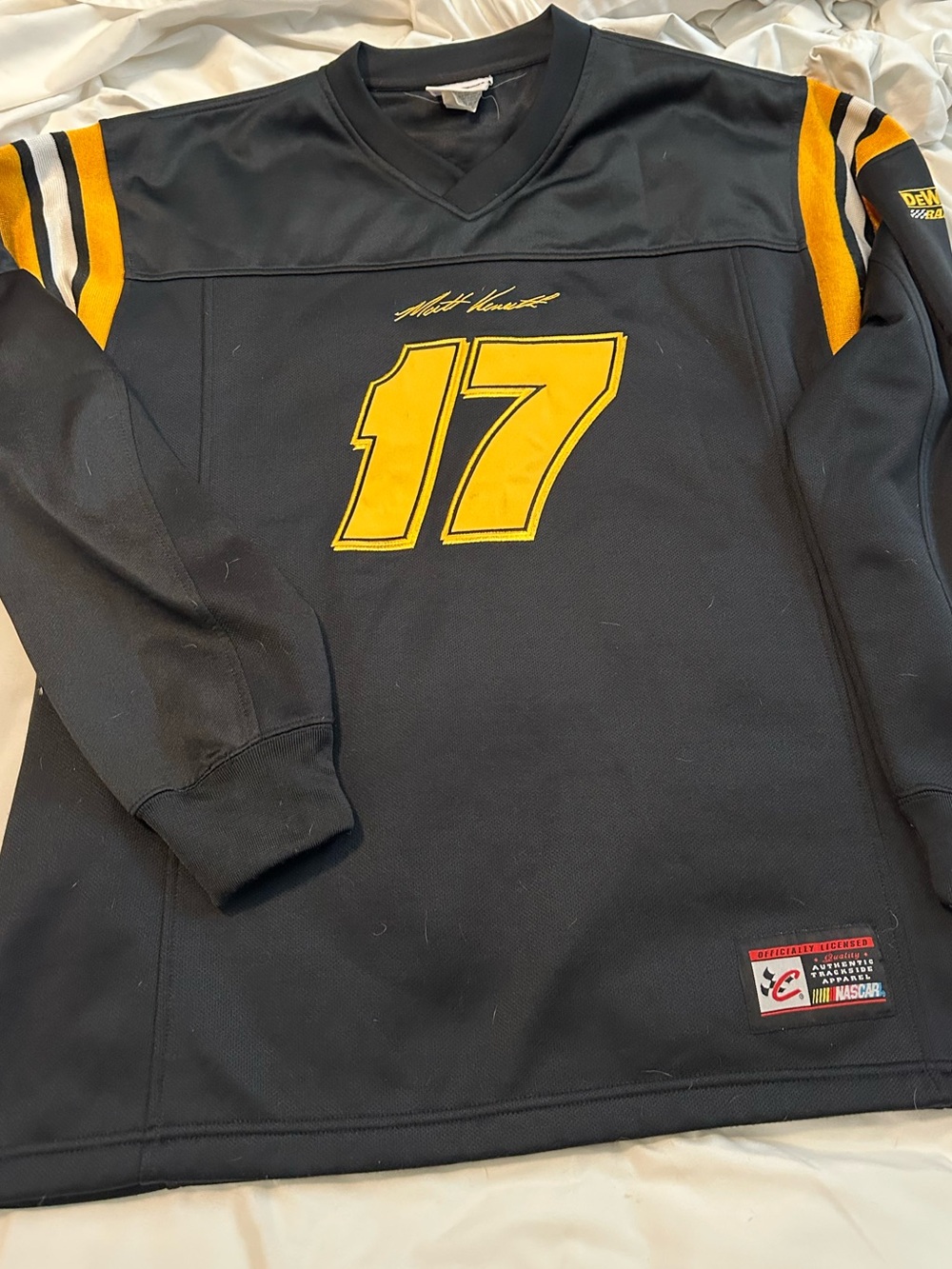 Nascar Black Jacket with Red and Multi-Color Patch - Picture 2 of 5